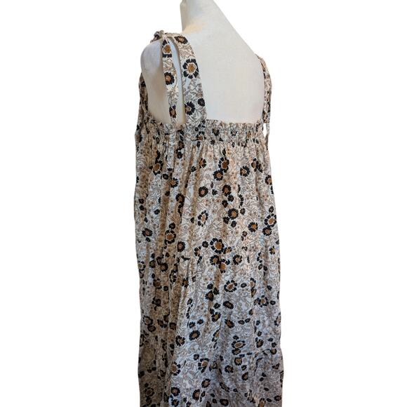 Le Reveur Floral Smocked Cottage Dress Large - Picture 4 of 6